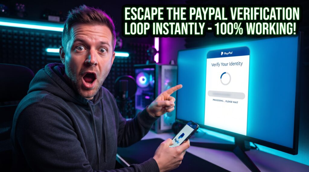 PayPal verify your identity loop