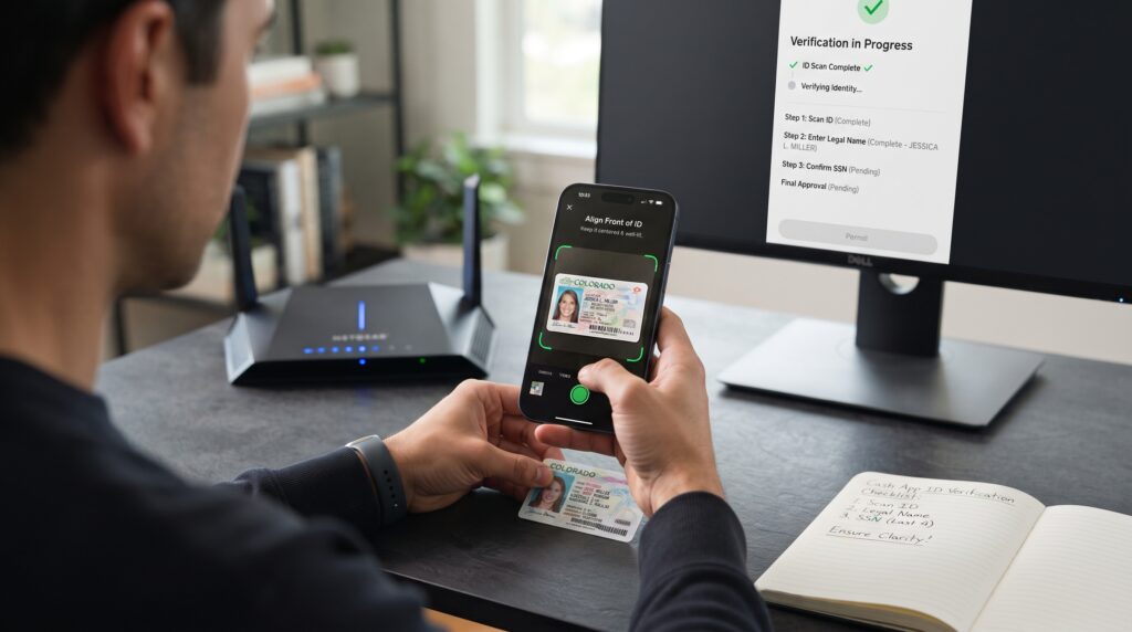 Cash App Identity Verification Failed Error