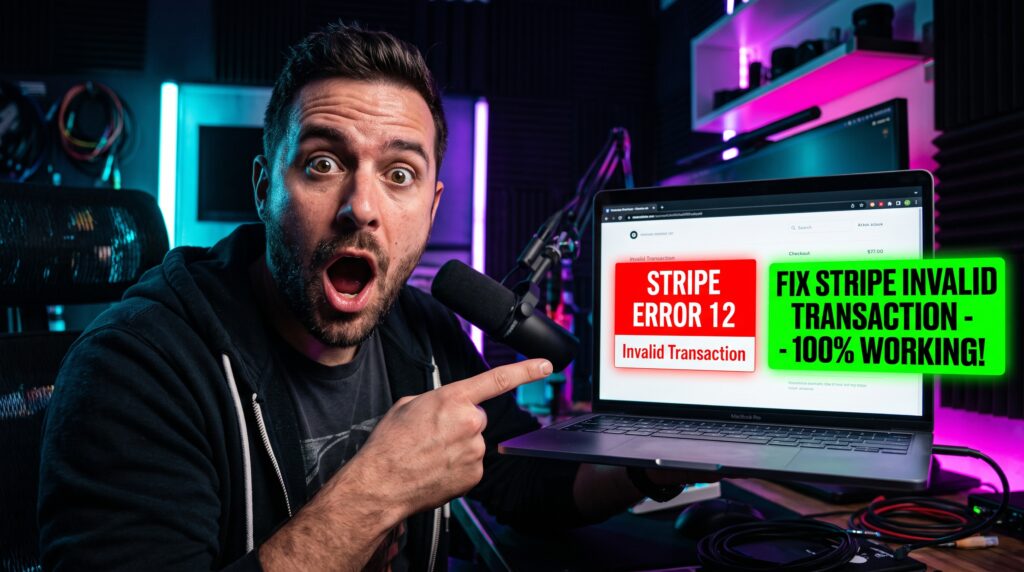Stripe Transaction Invalid