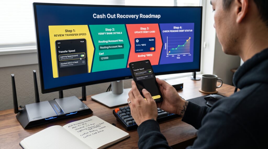 EarnIn Cash Out Delayed